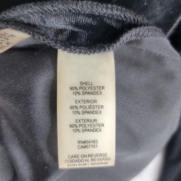 Calvin Klein Velvet 2 Pc Set Womens M Black Velvet Top Pants Stretch Outfit - Picture 9 of 16